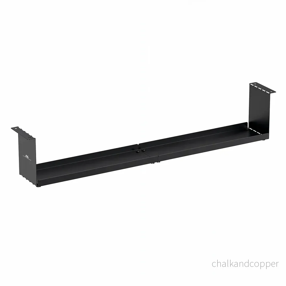 Maclean kompakt kabelhanterare under skrivbord, max. belastning 5 kg, svart, MC-107 B - Bild 3
