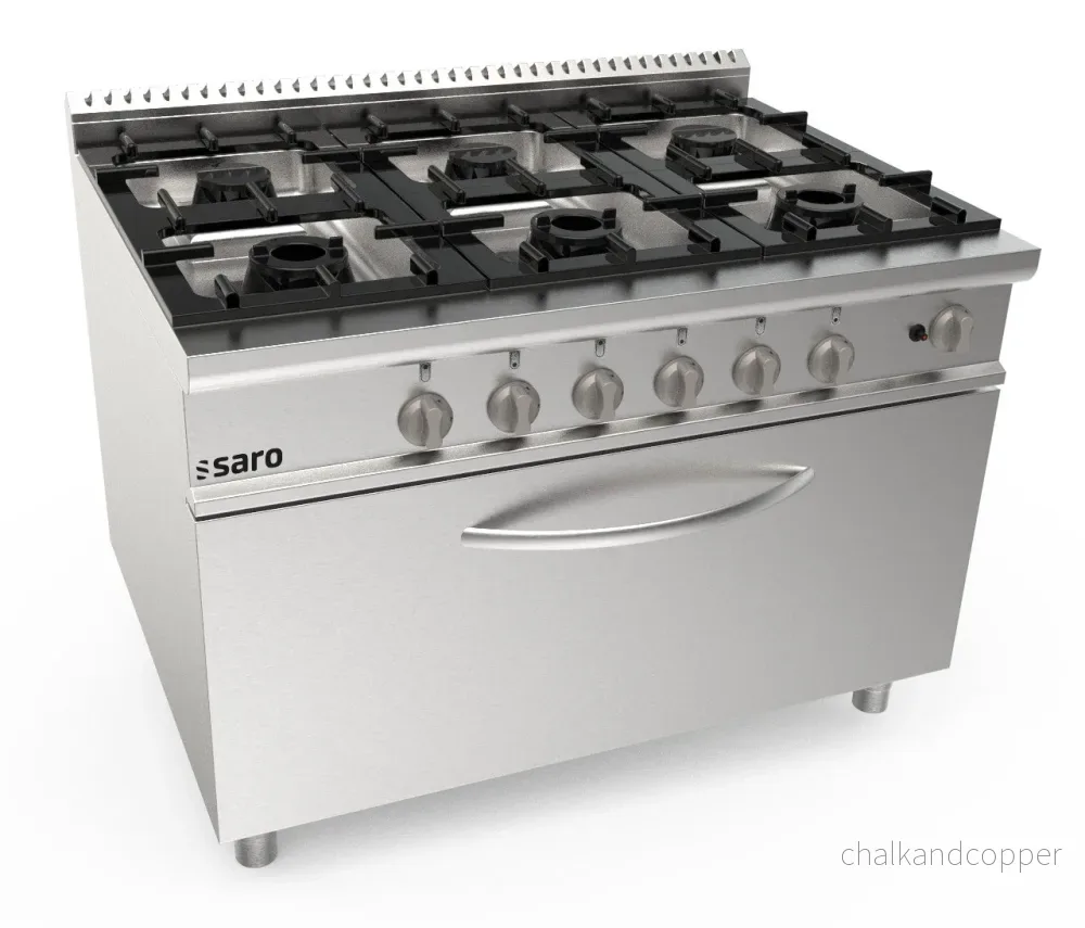 SARO Gasspis + gasugn 6 brännare LQ modell LQ / CUG6FM