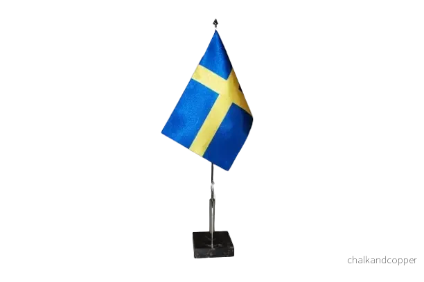 Svensk bordsflagga Svensk bordsflagga