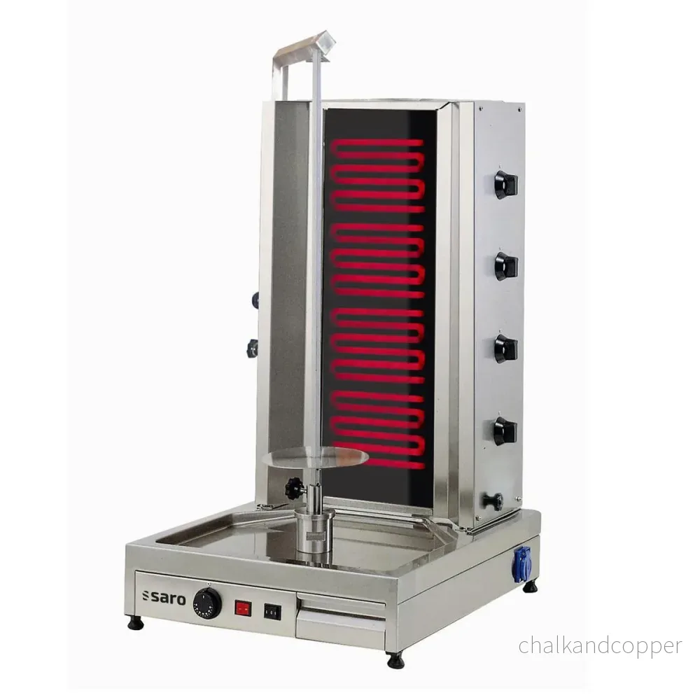 SARO Elektrisk kebab-/gyrosgrill modell ED4