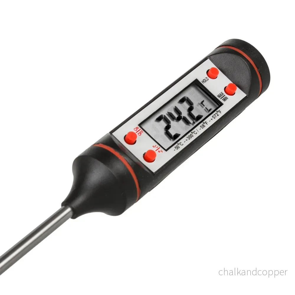 Livsmedelstermometer/sond, GreenBlue, sondlängd 15 cm, temperaturområde -50°C till +300°C, noggrannhet 0,1°C, GB178, 3 st. - Bild 3