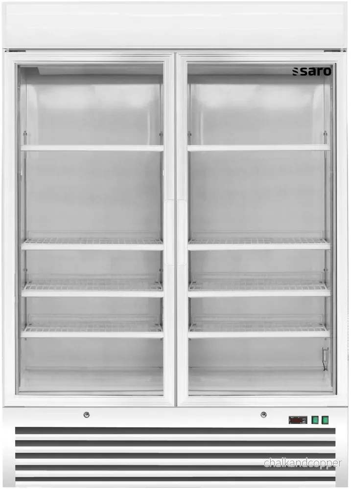 SARO Ventilerad frys – 2 glasdörrar modell D 920