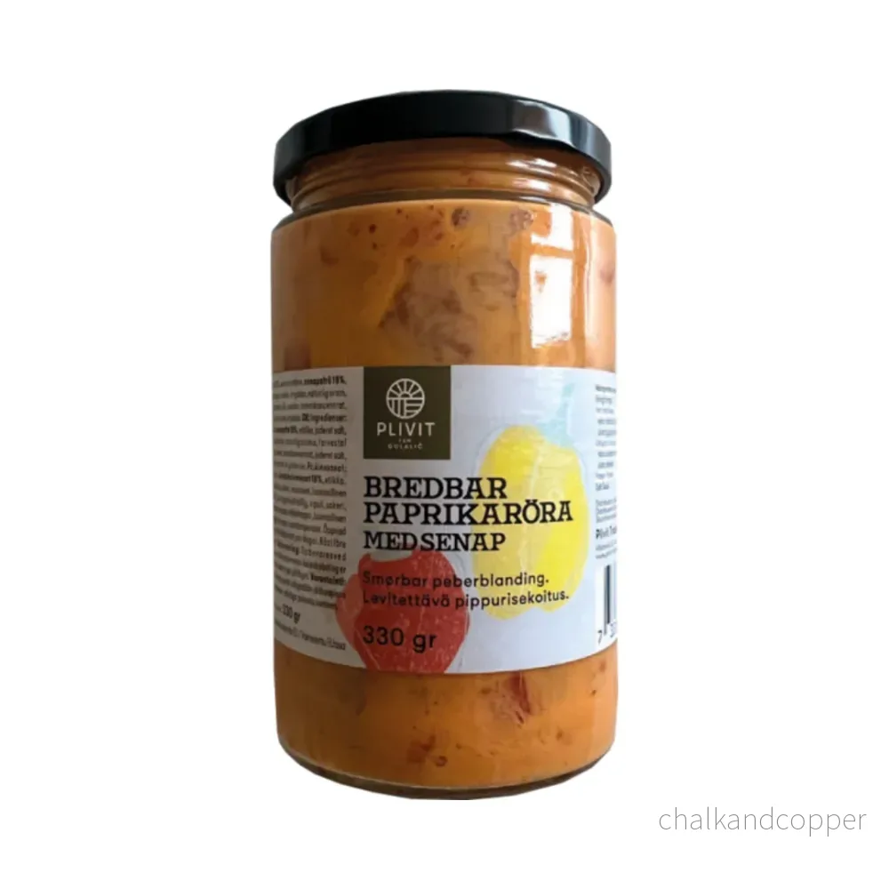 Paprikaröra med senap 330 g – Plivit