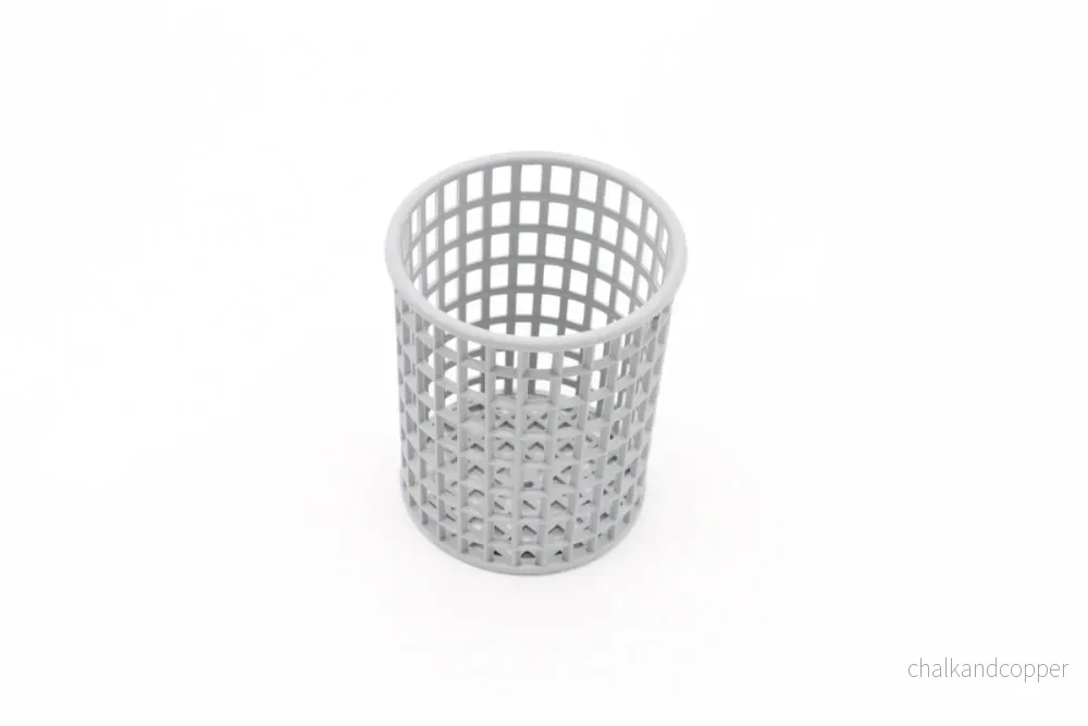 Bestickkorg för diskmaskin - Rund - ∅10 x H13 cm