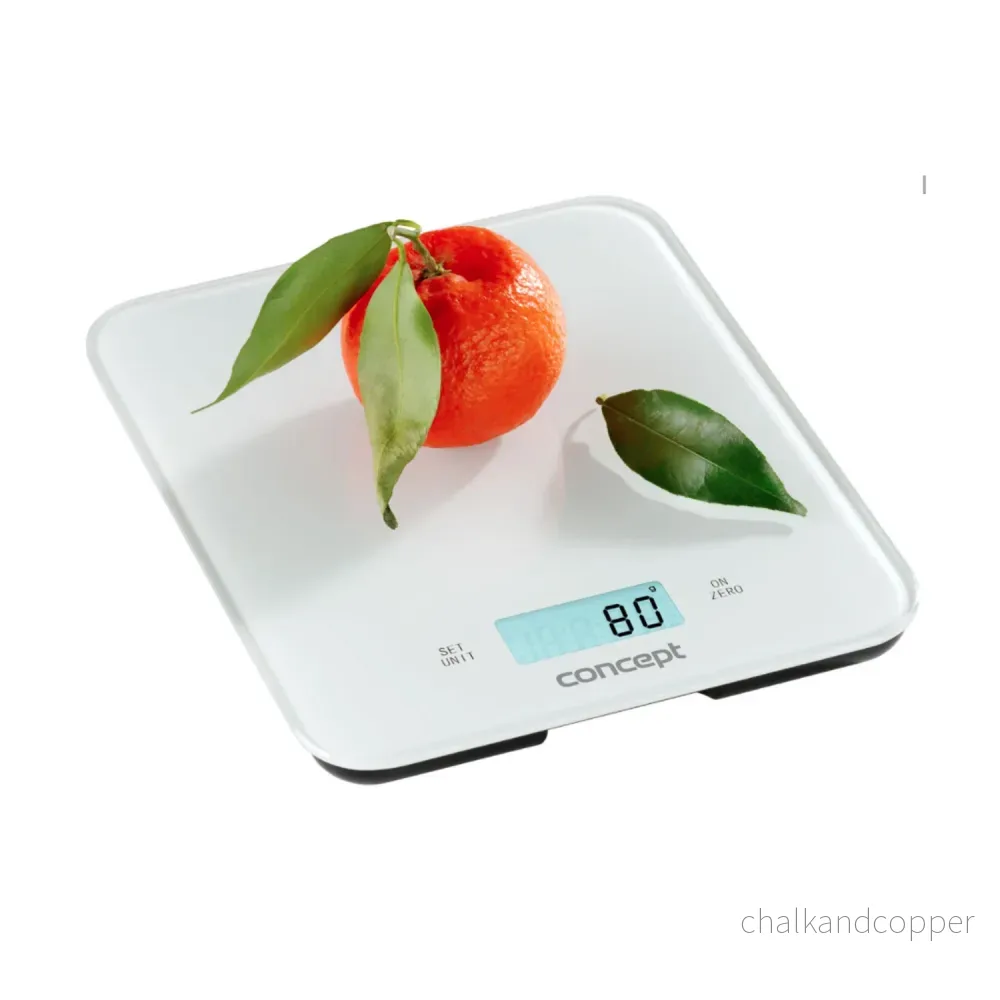 Köksvåg digital 15 kg LCD Concept vit VK5711 - Bild 3