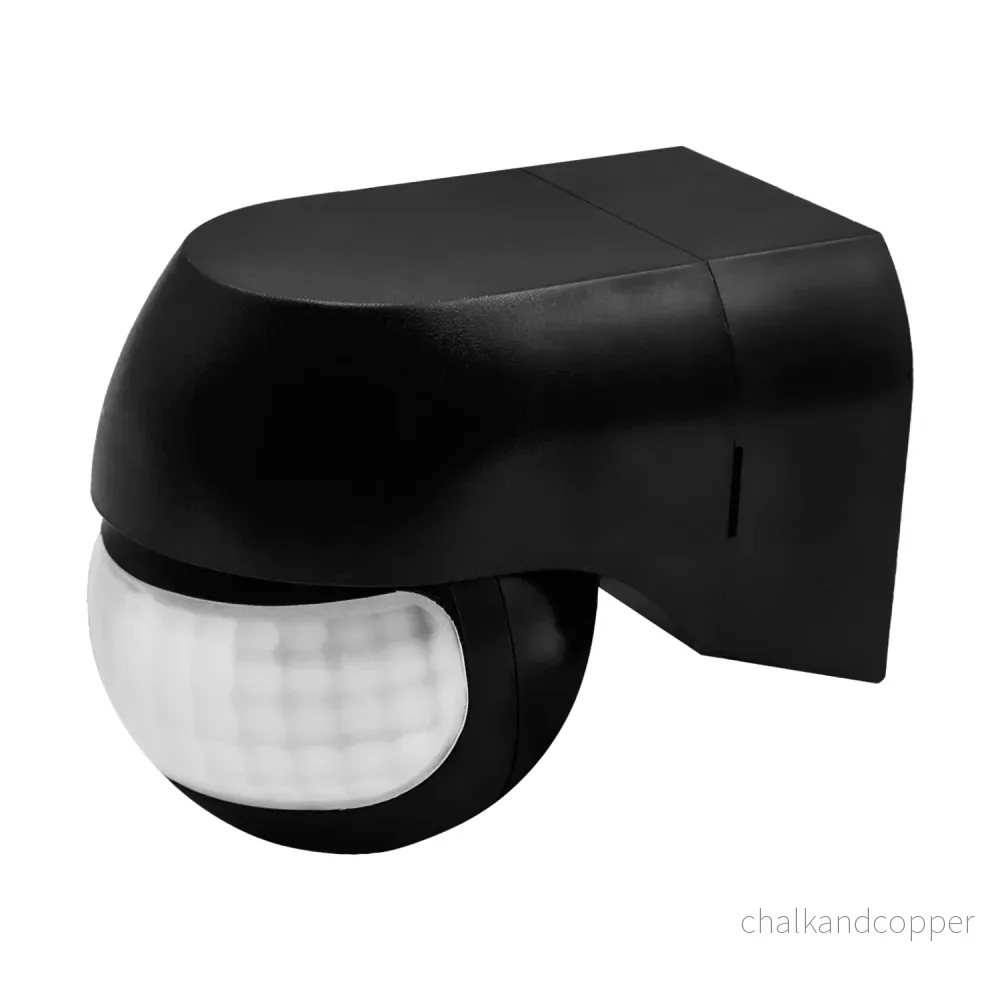 Maclean PIR-rörelsesensor 12–24 V, infraröd, IP44, svart, räckvidd 12 m, max. belastning 60/120 W, MCE623 B - Bild 2