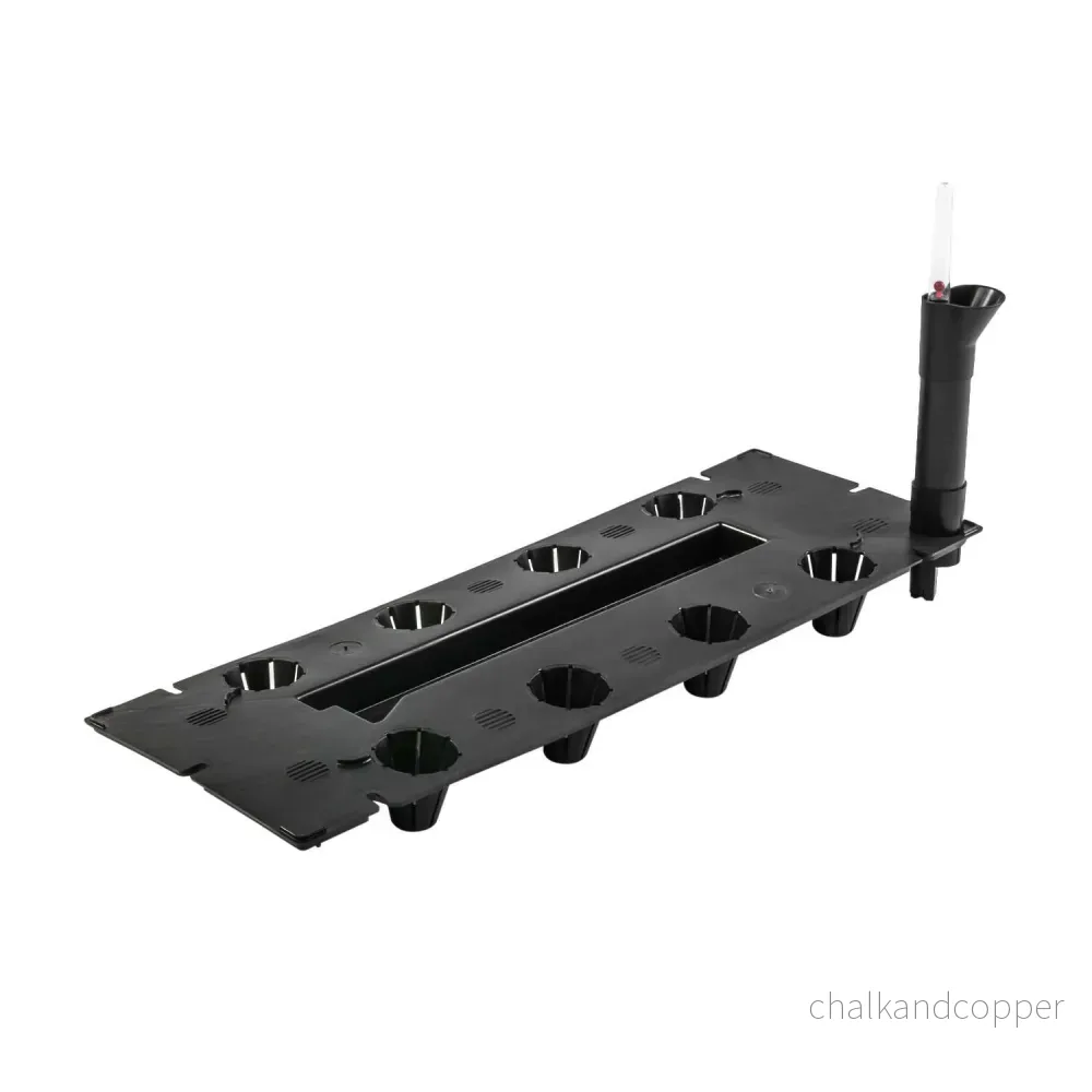 Kvadratisk rottingplanter 17L antracit Prosperplast Rato DRTC500 S433 - Bild 3