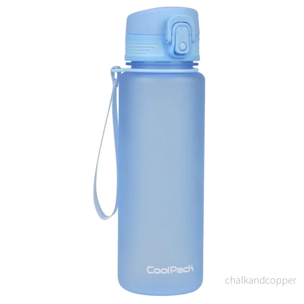Coolpack-flaska, tillverkad av tritan, 600ml, blå, Brisk Z16646