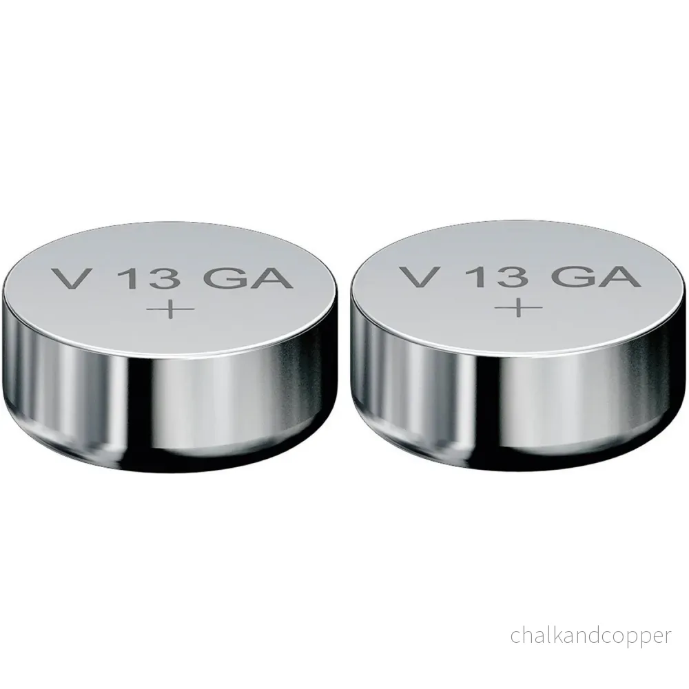 Alkaliska batterier 2x Varta V13GA LR44 AG13, hög kvalitet - Bild 2