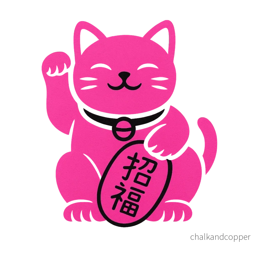 Maneki-Neko 4– Par (2 prints)
