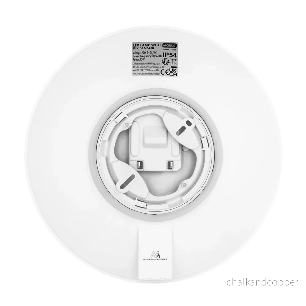 Maclean LED-lampa med PIR-sensor, takmonterad, 15 W, 1300 lm, IP54, 220–240 V~ 50/60 Hz, MCE537 - Bild 3