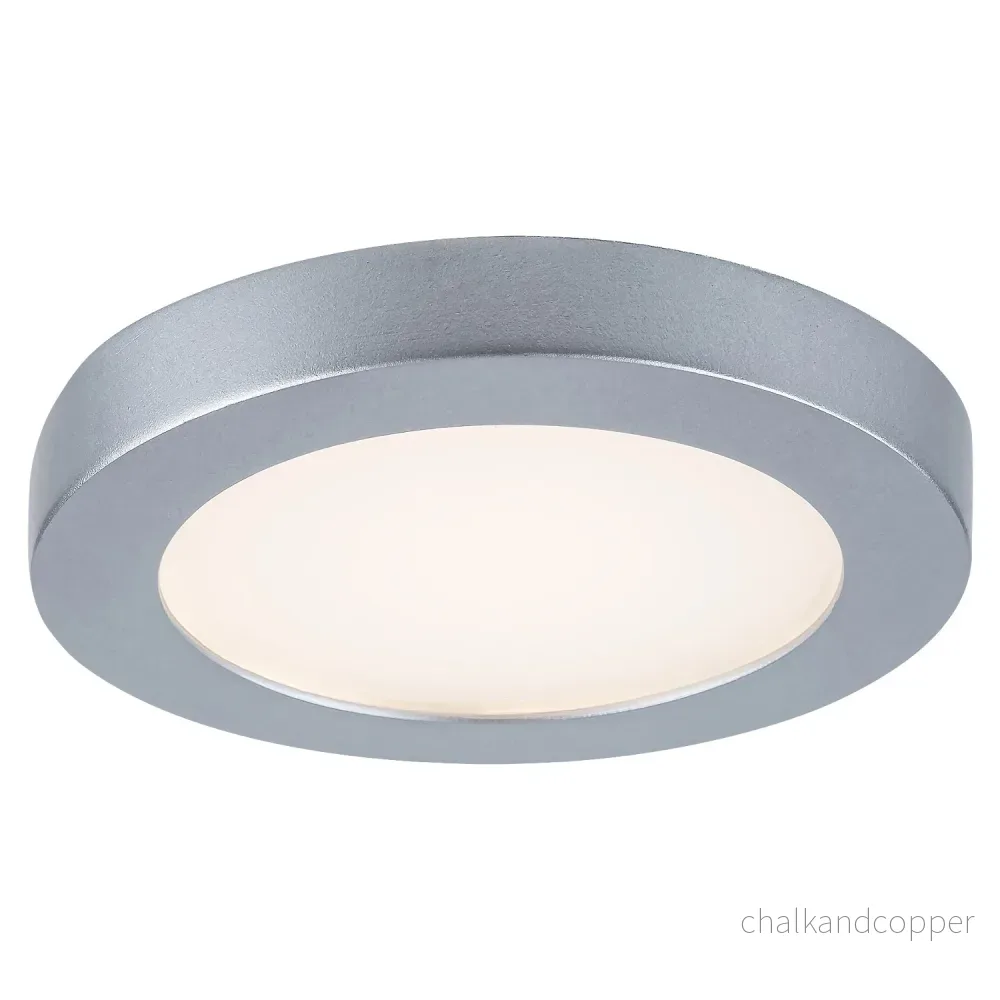 Rabalux utanpåliggande lampa, 3W LED, IP44, silver, Coco
