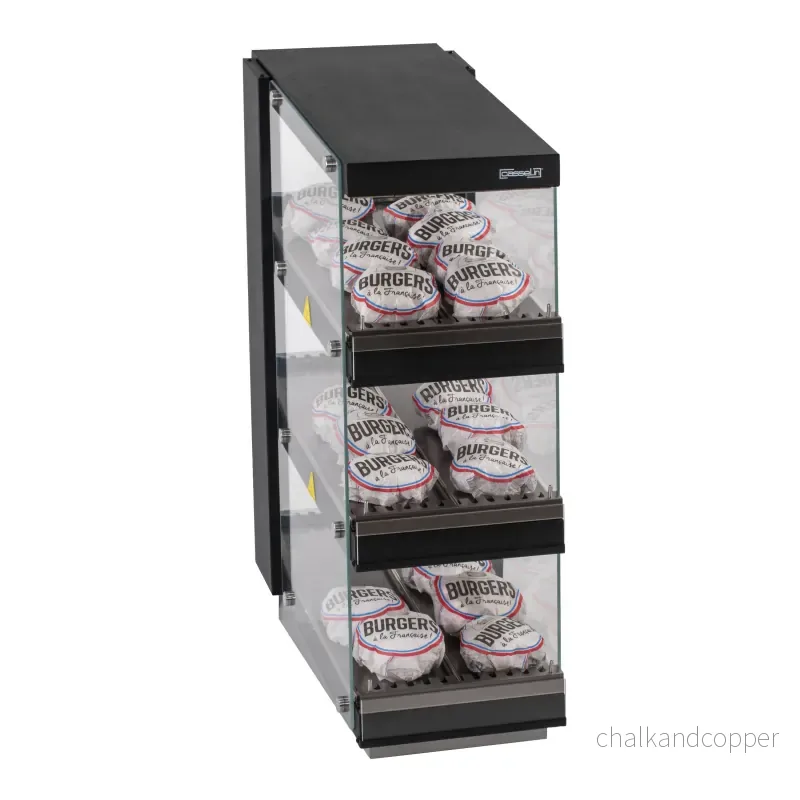 Varm-display – hamburgare – 3 x 35 cm Varm-display – hamburgare – 3 x 35 cm