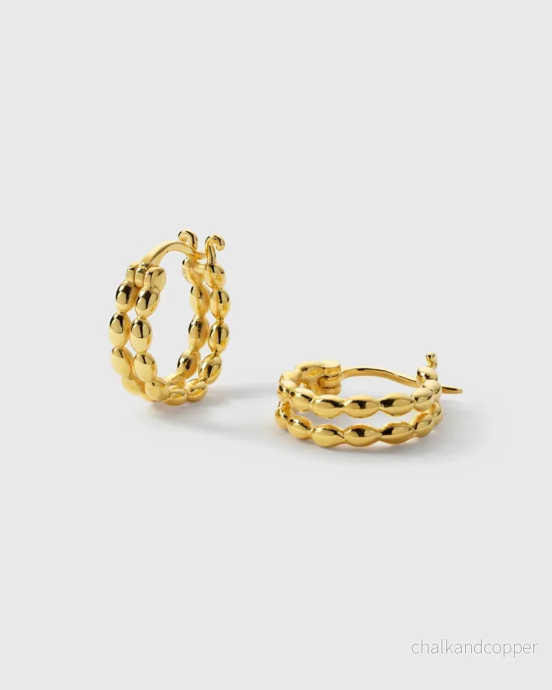 Lunetta Earrings Gold Syster P Lunetta Earrings Gold Syster P