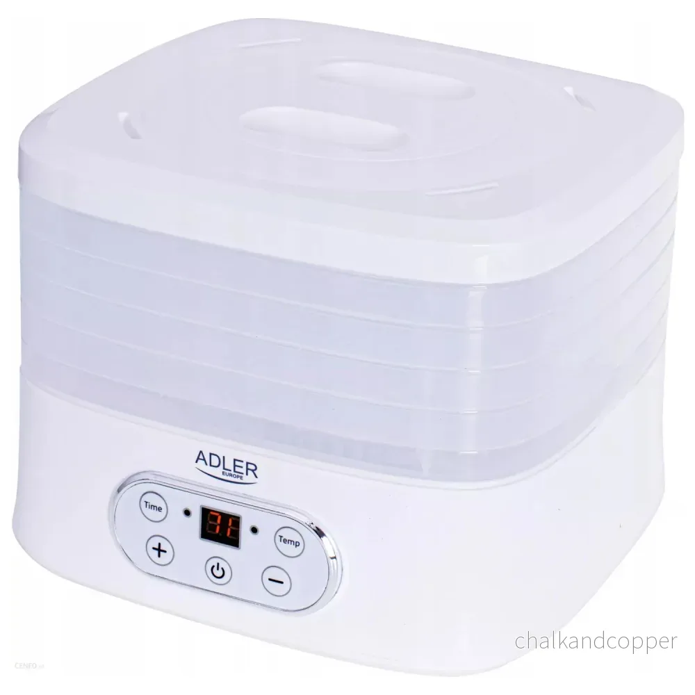 Adler AD 6658 Svamp-, Frukt- Och Örttork Mattork Dehydrator 550W