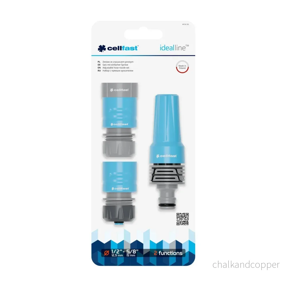 Cellfast-sats, rak sprinkler, 1/2'' snabbkoppling, Ideal - Bild 2