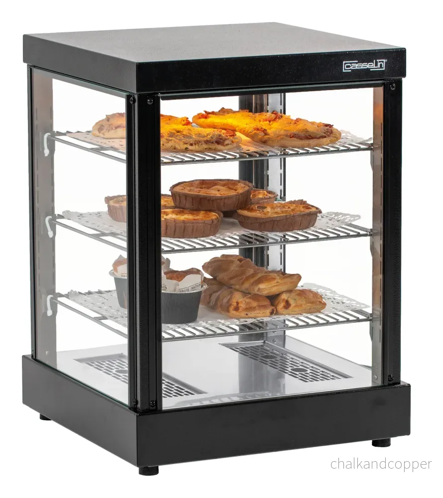 Uppvärmd vitrin 59 L