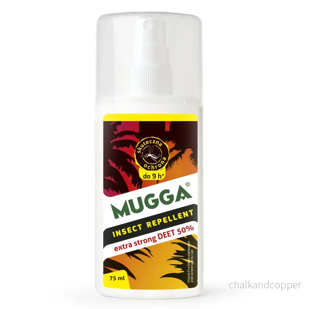 2x Mugga Spray 50% Deet insektsmedel 75ml - Bild 2