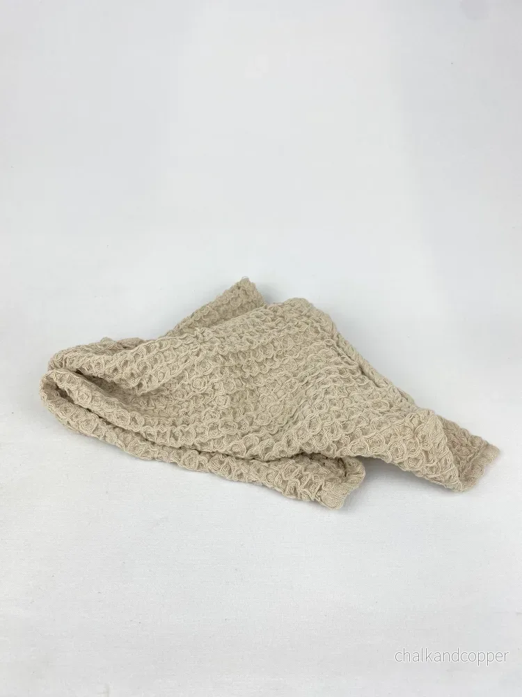 Kökshandduk våfflad beige Kökshandduk våfflad beige