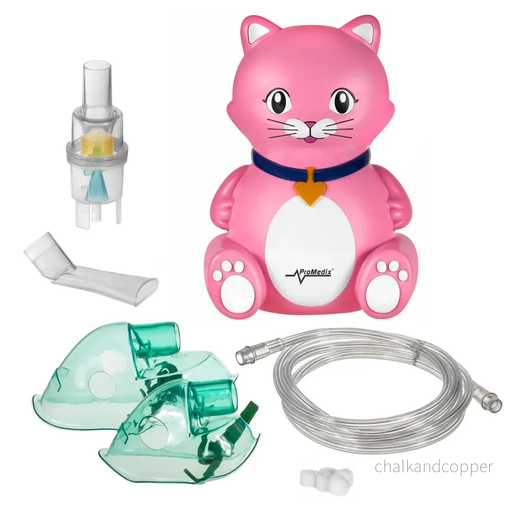 Inhalator för babykatt Promedix PR-816, set nebulisator, masker, filter - Bild 3