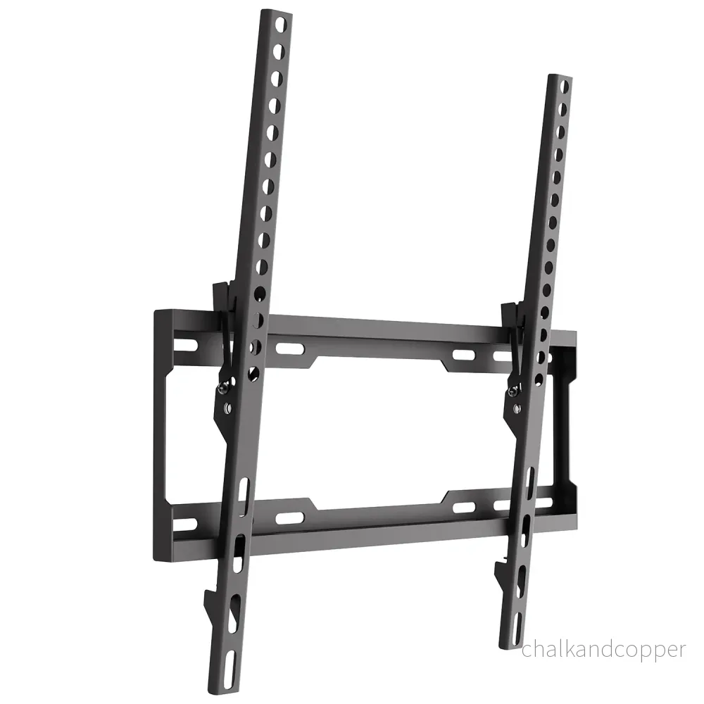 TV-fäste/hängare Maclean, max VESA 400x400, 32–75 tum, upp till 45 kg, svart, lutningsjustering 0°–-8°, MC-187 - Bild 2