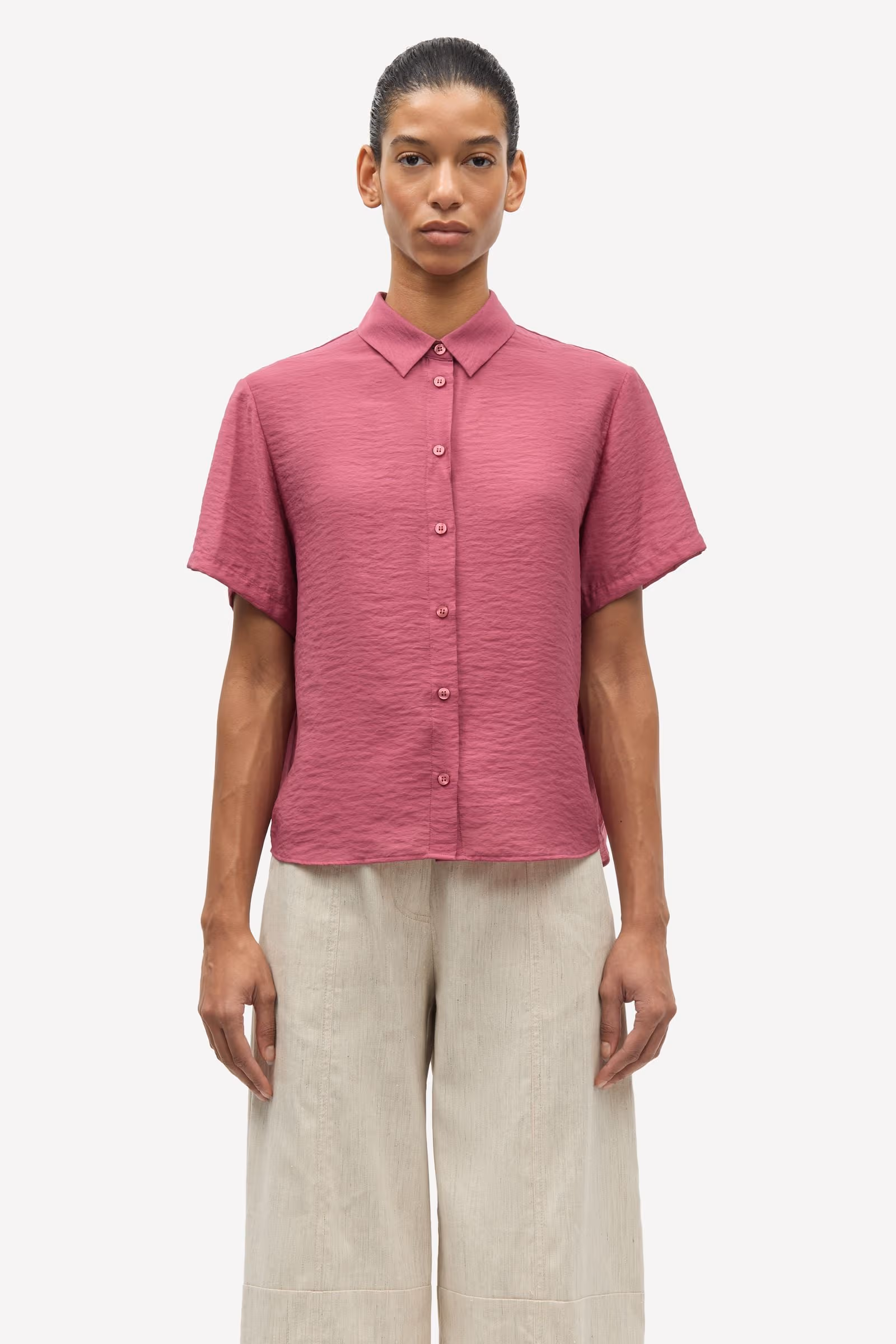 Saminna SS Shirt 15754 Dry Rose Samsoe Samsoe