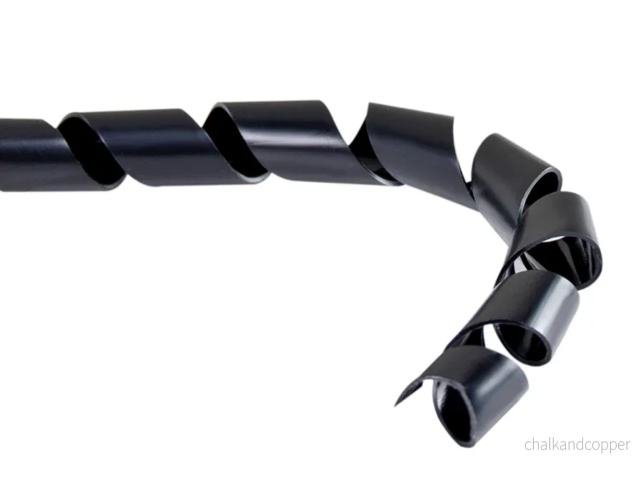 Maclean Kabelskydd, (8,7*10mm), 3m, svart spiral, MCTV-685 B - Bild 2