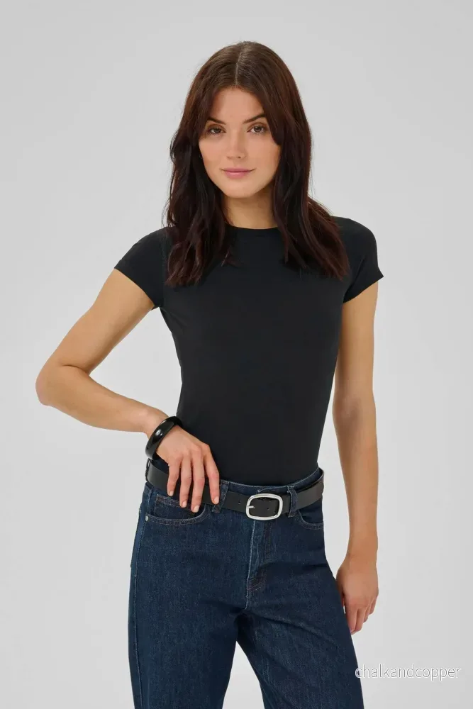 The Modal Tee Black My Essential Wardrobe