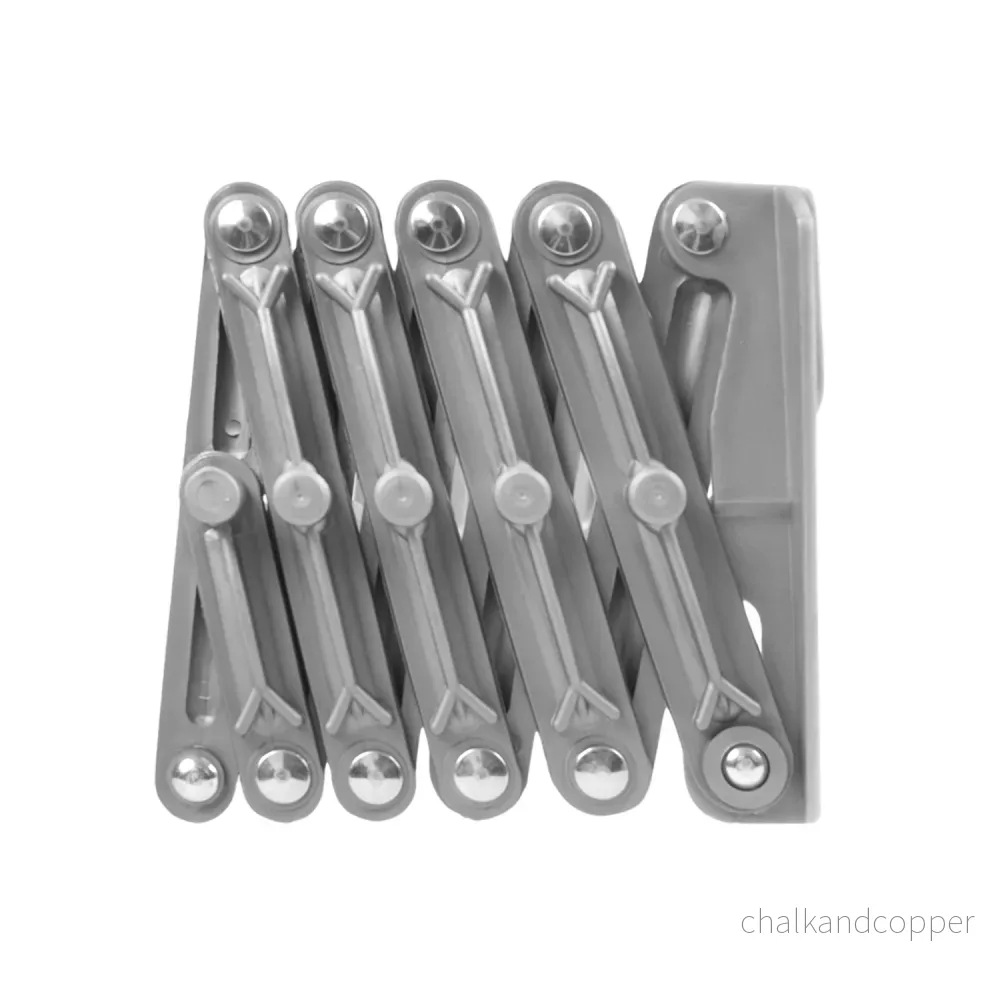 ABJ tvättmaskin, vägghängd, hopfällbar, silver, 90 cm - Bild 3