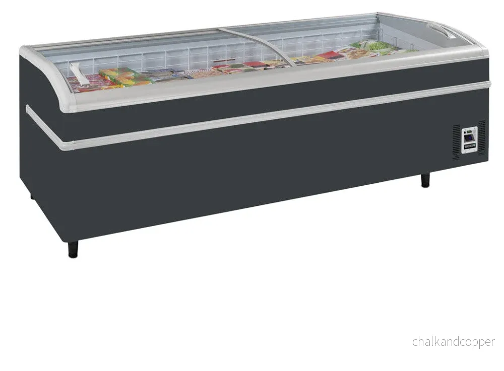 Supermarket kyl/frys i antracit-SHALLOW 250A-CF