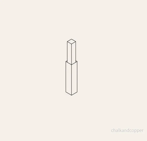 Förlängningsben – Kamel 10 cm