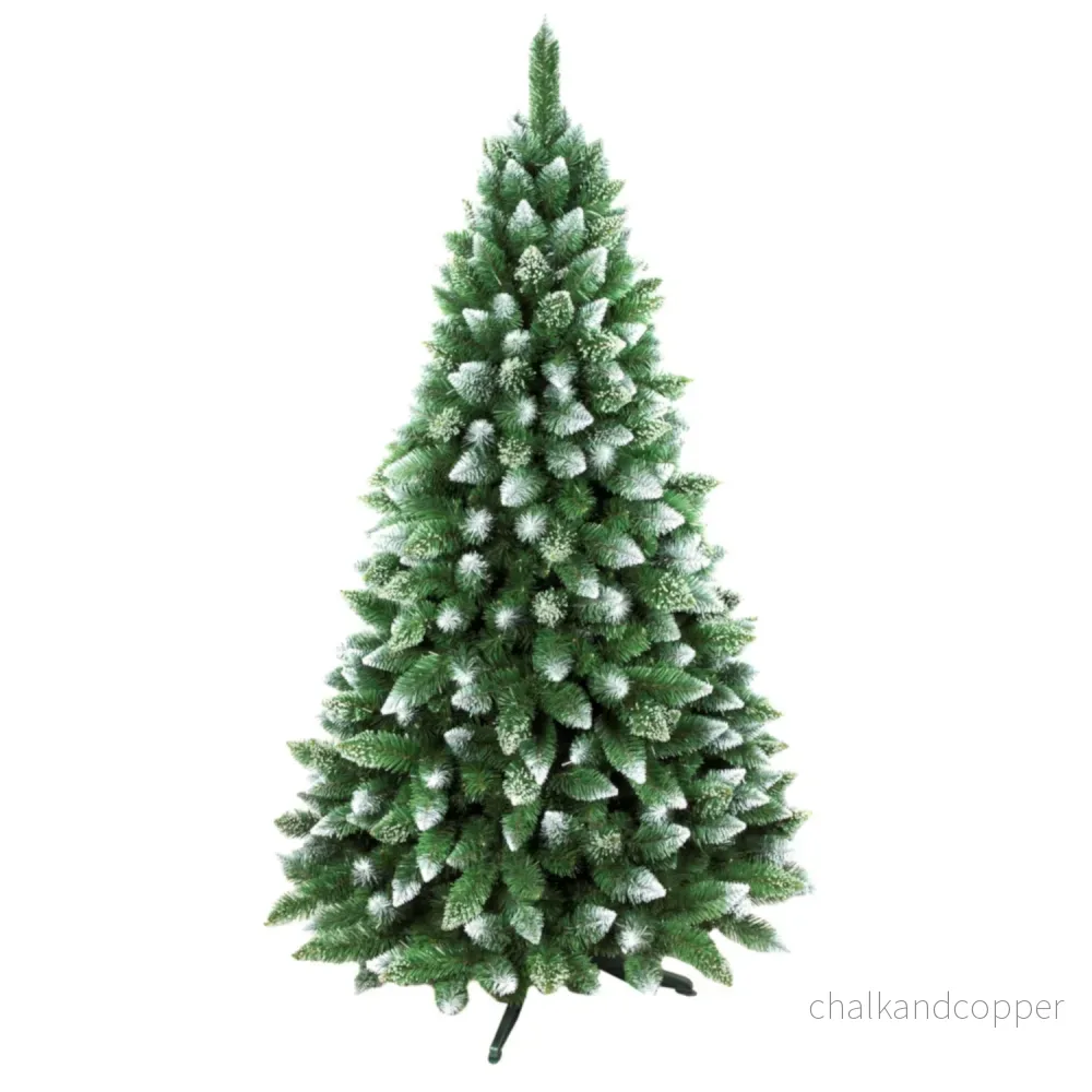 Konstgjord Julgran DIAMOND Tall 220cm - Hög Kvalitet