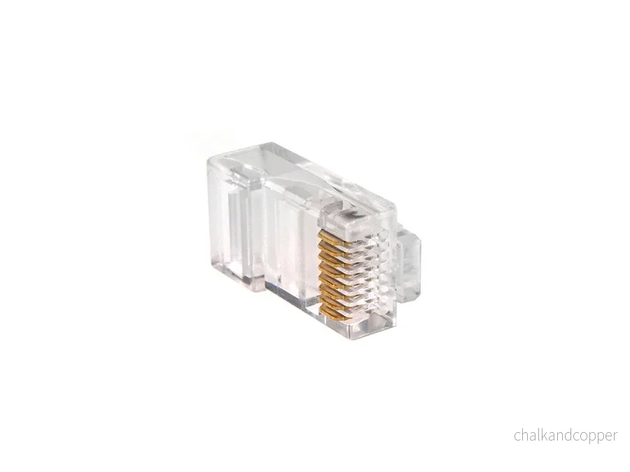 Högkvalitativa RJ45 8P8C 5e kabelpluggar Maclean MCTV-663 - 100 st. - Bild 2