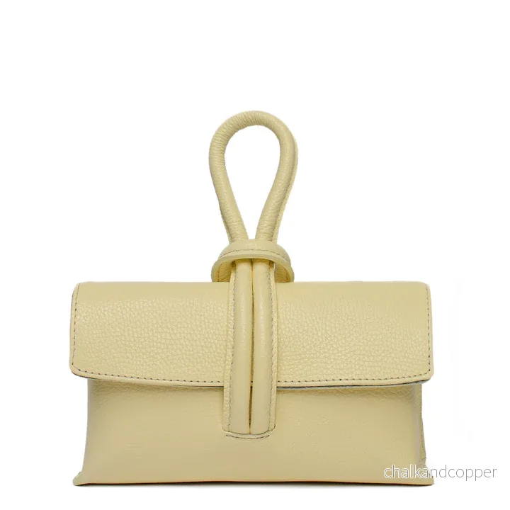 Barletta Clutch Pastel Yellow Latalia