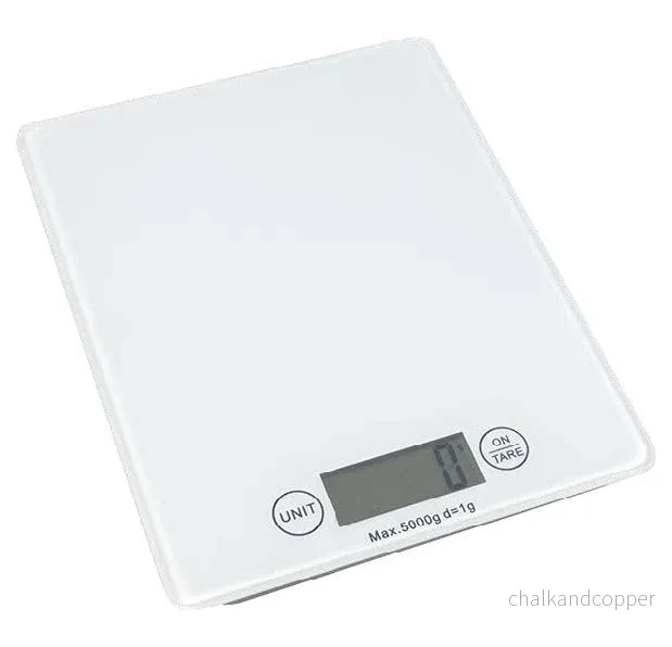 SARO Digital köksvåg / Med glasplatta upp till 5 kg modell 4745BO