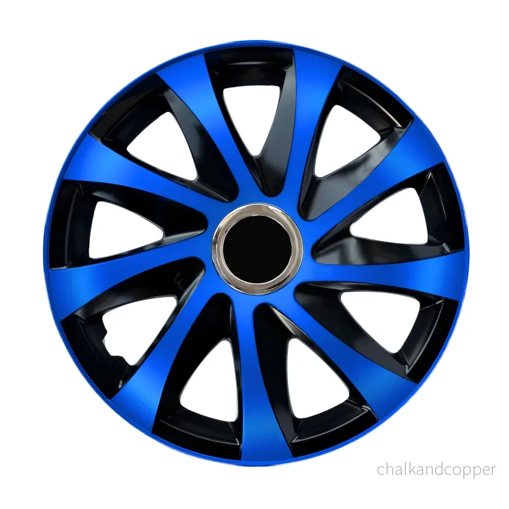 Universal navkapslar 15" NRM DRIFT Extra blå/svart 4 st