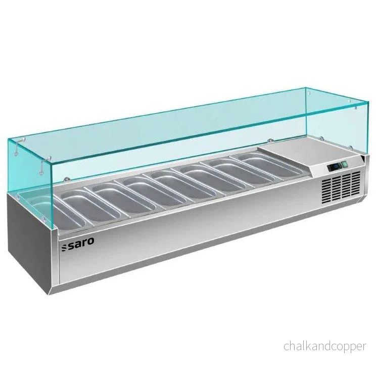 SARO Kylskåpsdisplay – 1/4 GN modell VRX 1800/330