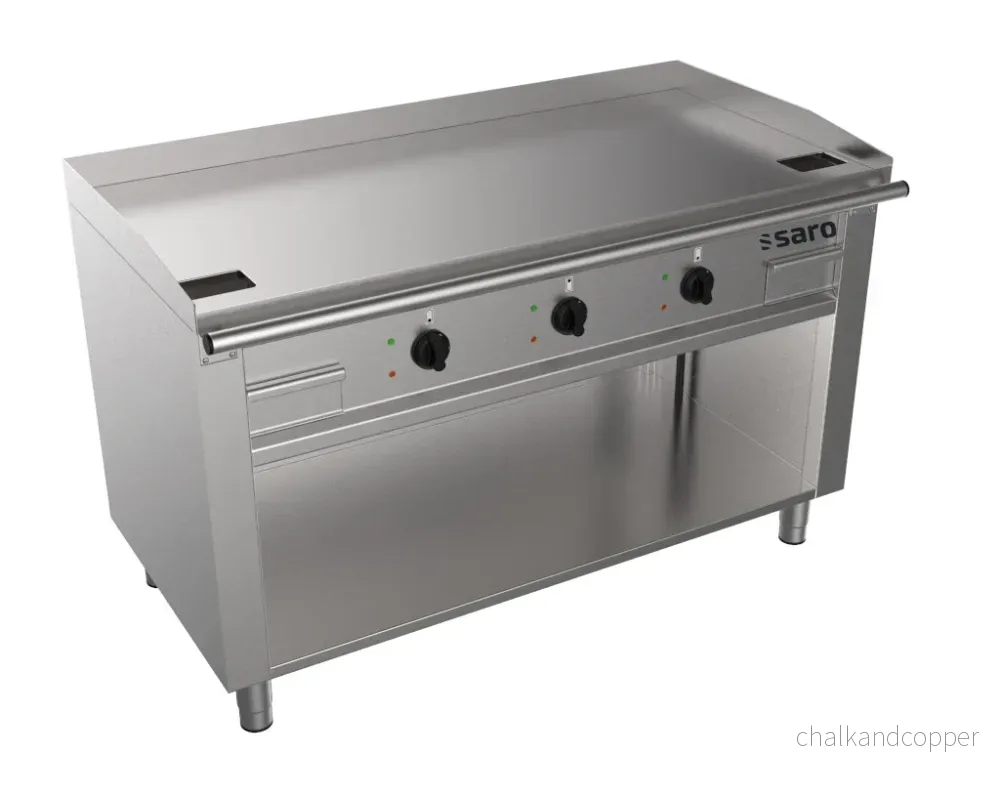 SARO Elektrisk Teppanyaki-grill med öppet stativ modell TED3/140 E SARO Elektrisk Teppanyaki-grill med öppet stativ modell TED3/140 E