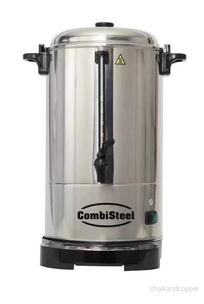 KAFFEPERKOLATOR DUBBELVÄGGIG 6L - 40 KOPPAR