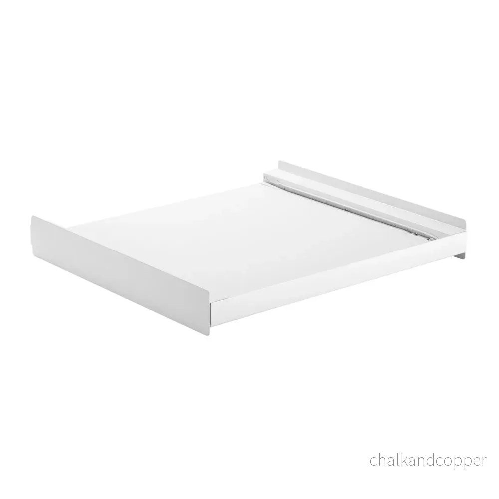 Maclean MC-890 Universal Anslutningsram Med Utdragsplatta För 60x53 cm Tvättmaskiner Eller Torktumlare Platssparande Mellanram Upp Till 60kg - Bild 3