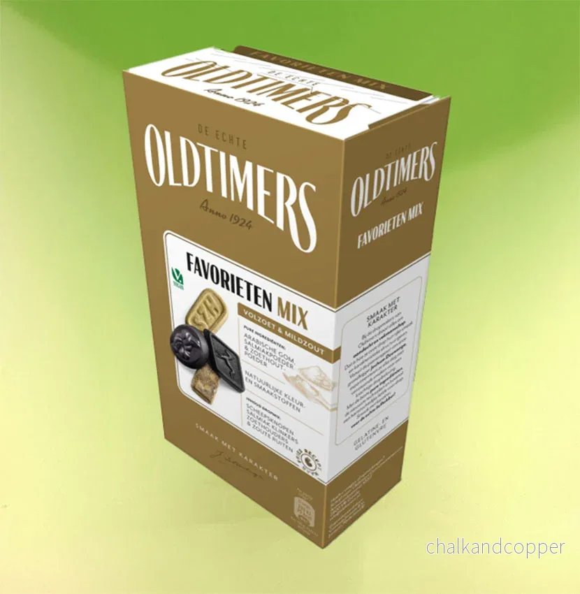 Oldtimers Favorieten Mix 235 g – Holländsk lakritsblandning Oldtimers Favorieten Mix 235 g – Holländsk lakritsblandning