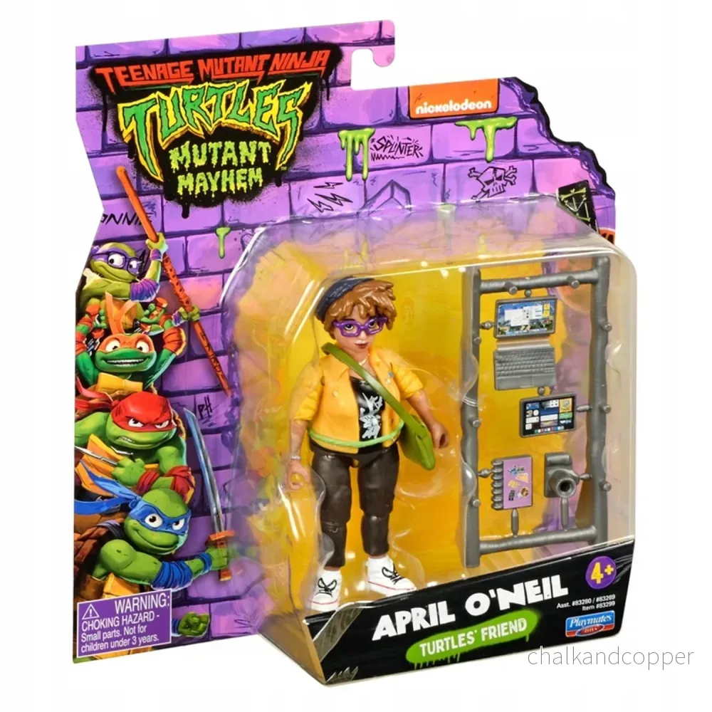 April O'Neil figur med tillbehör Ninja Turtles Warriors - Bild 2