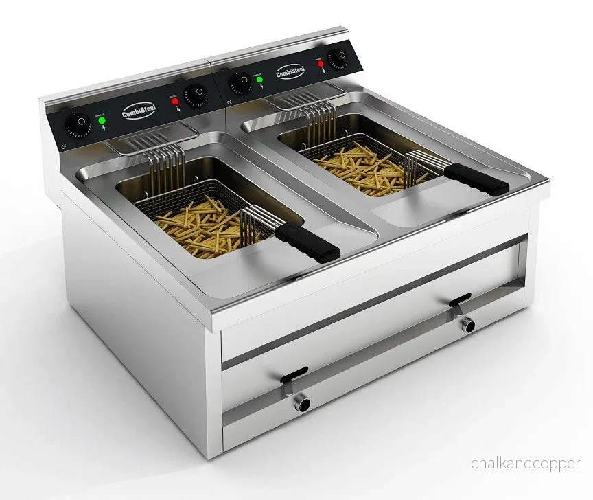 ELEKTRISK FRITÖS 2X12L 2X6KW