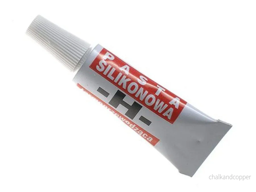 Silikonpasta H 7g värmeledande vit CHE1502 1672 - Bild 2