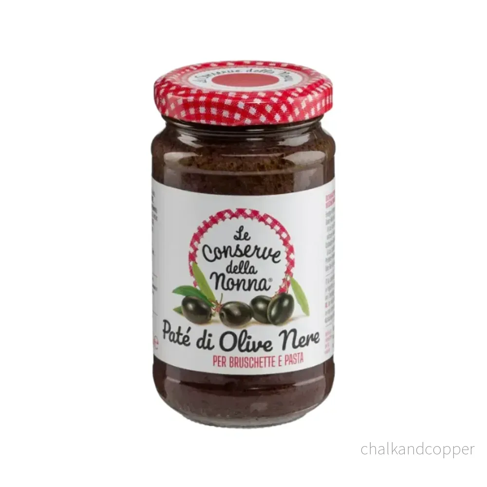 Tapenad svarta oliver 190 g – Della Nonna