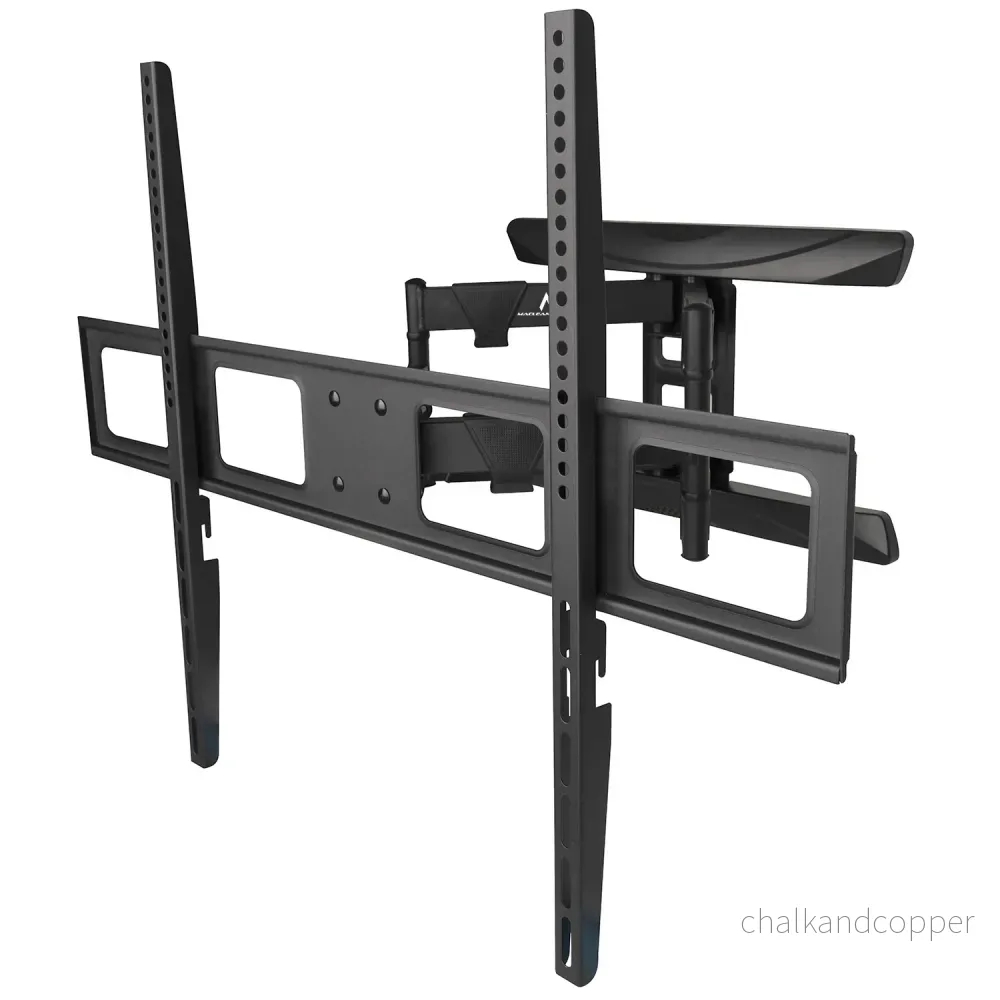 Maclean TV-fäste, max VESA 800x600, 43-100", 80kg, horisontell och vertikal vinkeljustering, profil 50-500mm, svart, MC-423 - Bild 2