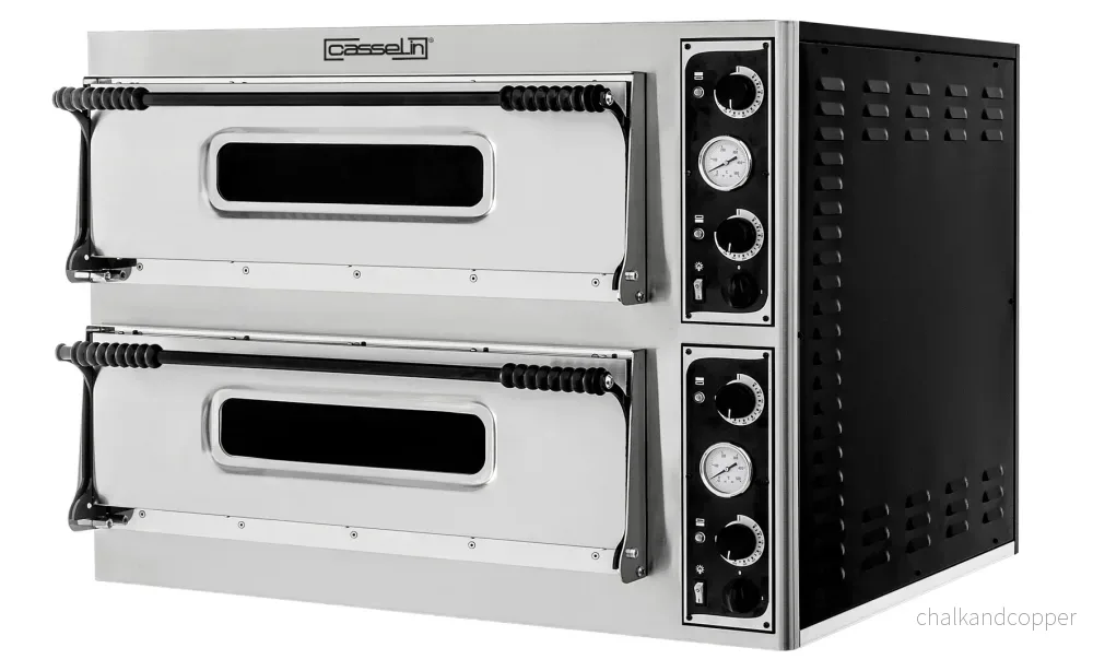 Elektrisk pizzaugn 2x4 pizzor 32 cm