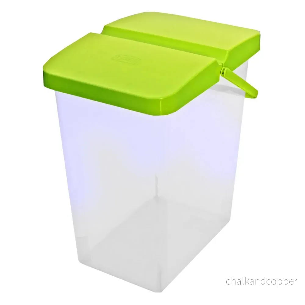 Förvaringsbehållare Tvättpulver Pet Dog Cat Food Box Handle 10L - Bild 3