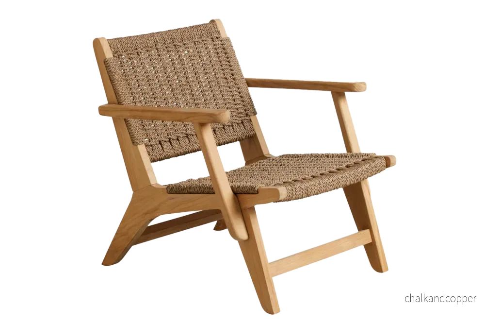 Eya teak loungefåtölj