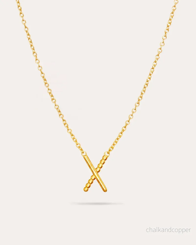 Criss Cross – Guldhalsband